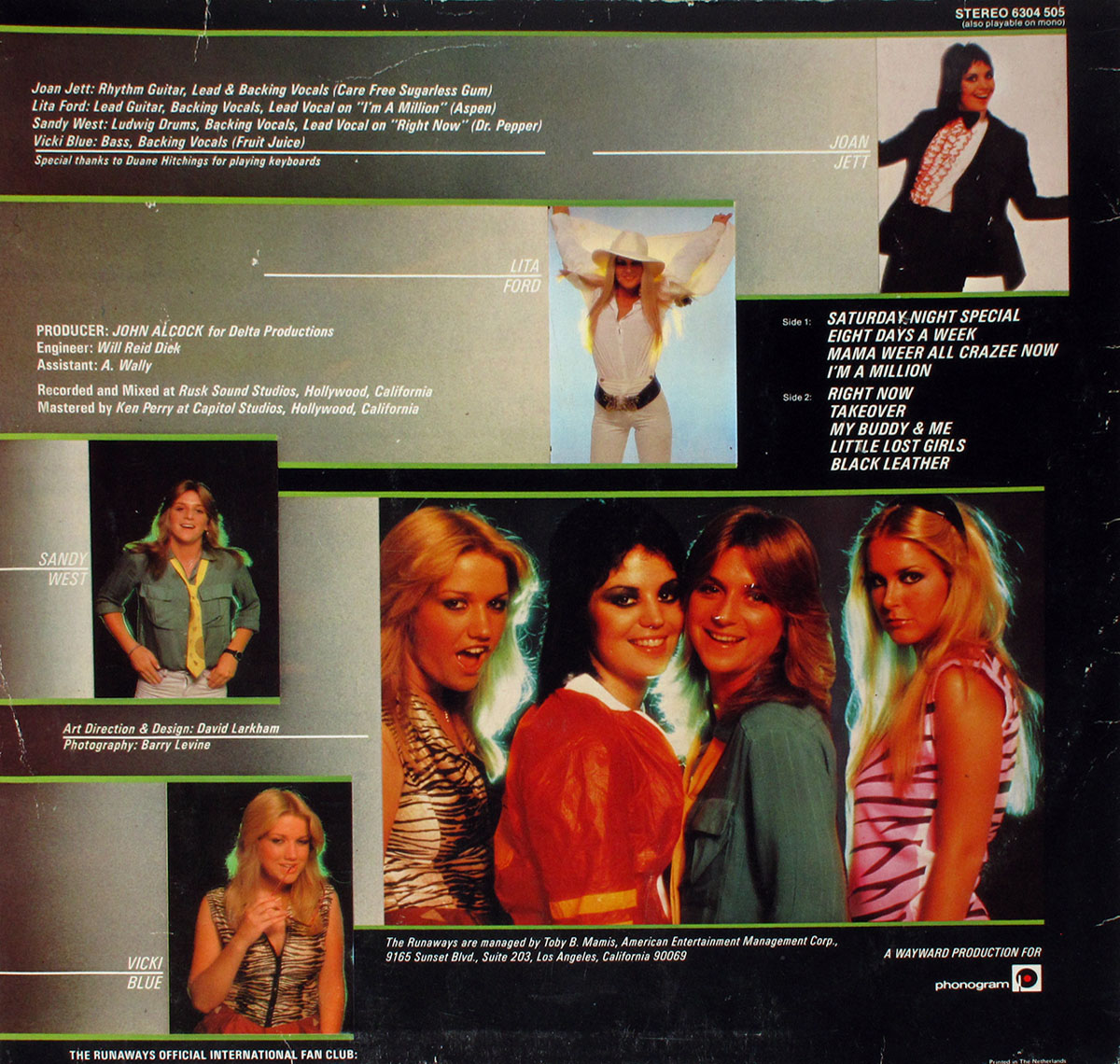 High Resolution #2 Photo RUNAWAYS And Now The Runaways 
